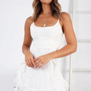 Floral Ruffled Mini Dress