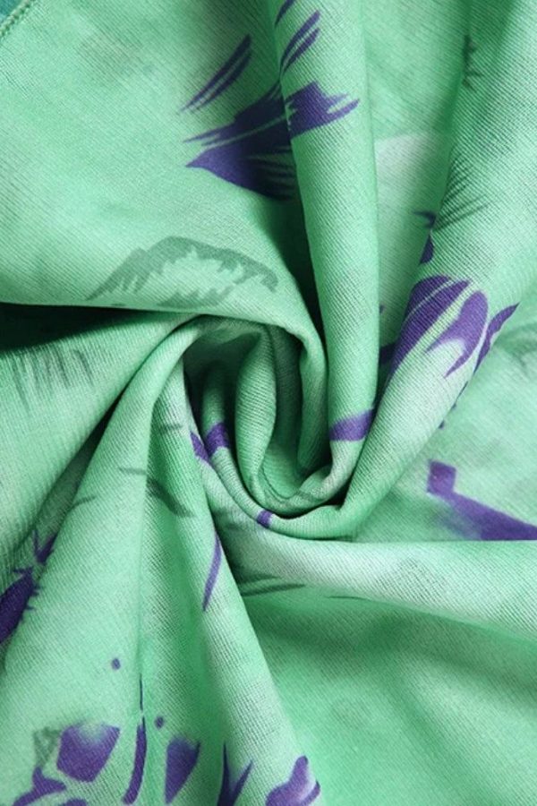 Floral Top & Mini Skirt Two Piece Set