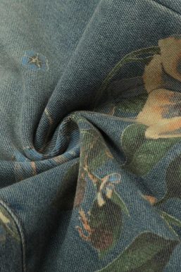 Floral Wide Leg Jeans