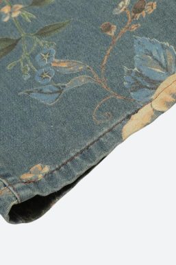 Floral Wide Leg Jeans