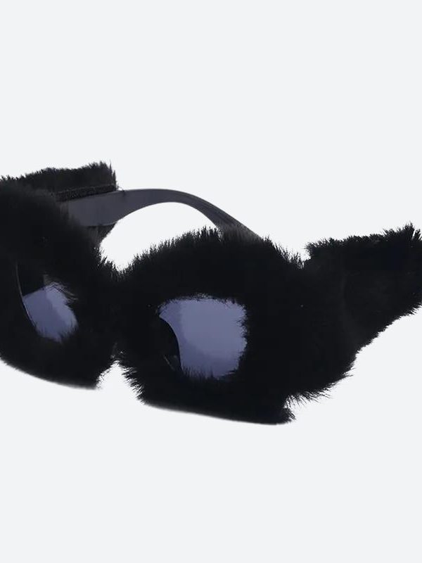 Fluffy Cat Eye Sunglasses
