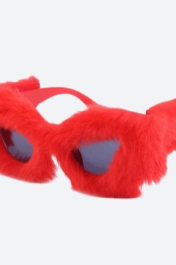 Fluffy Cat Eye Sunglasses