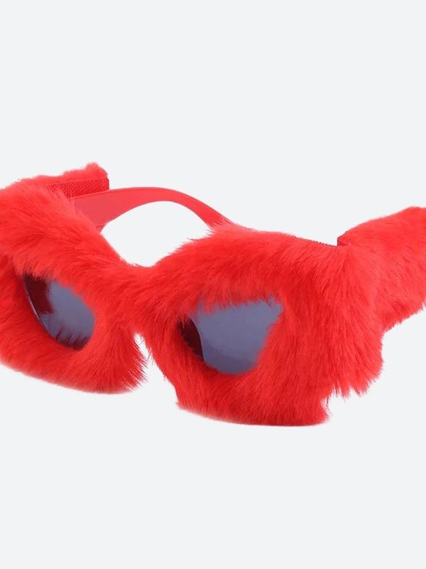 Fluffy Cat Eye Sunglasses