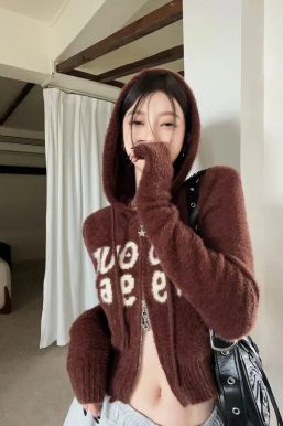 Fluffy Double Zip-Up Hoodie