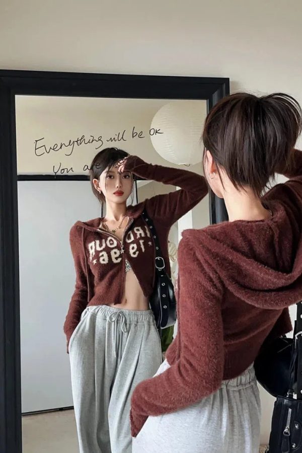 Fluffy Double Zip-Up Hoodie