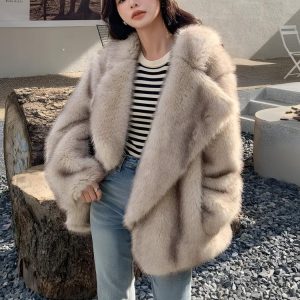 Fluffy Faux Fur Jacket