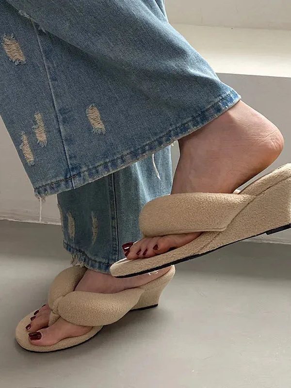 Fluffy Flip Flops