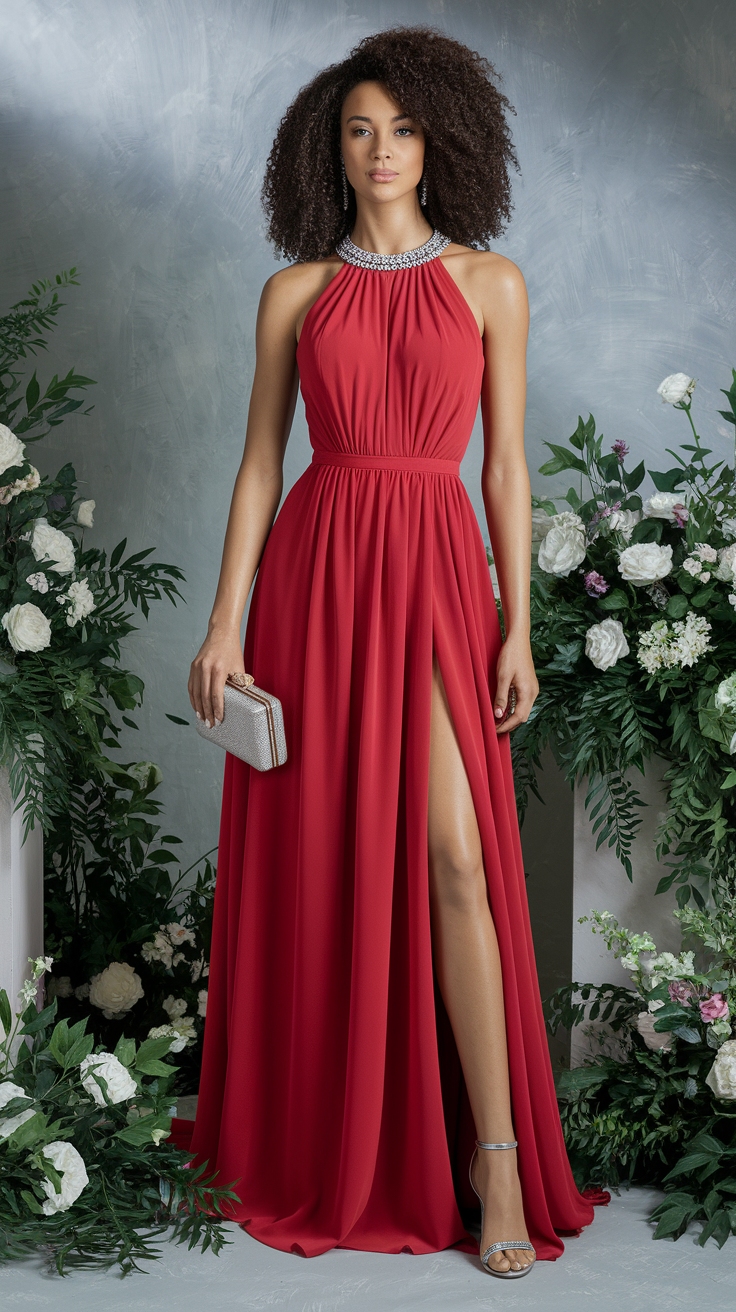 Creating a Stunning Formal Red Dress Outfit outfit idea