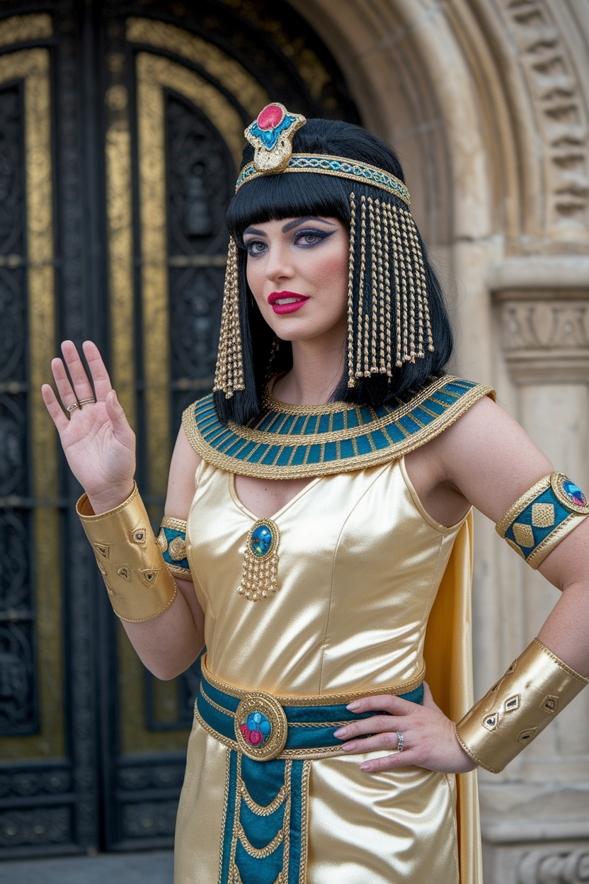 Foxy Cleopatra Halloween Costume: Glamorous and Easy Ideas outfit idea