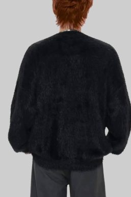 French Street Paris Fuzzy Sweater