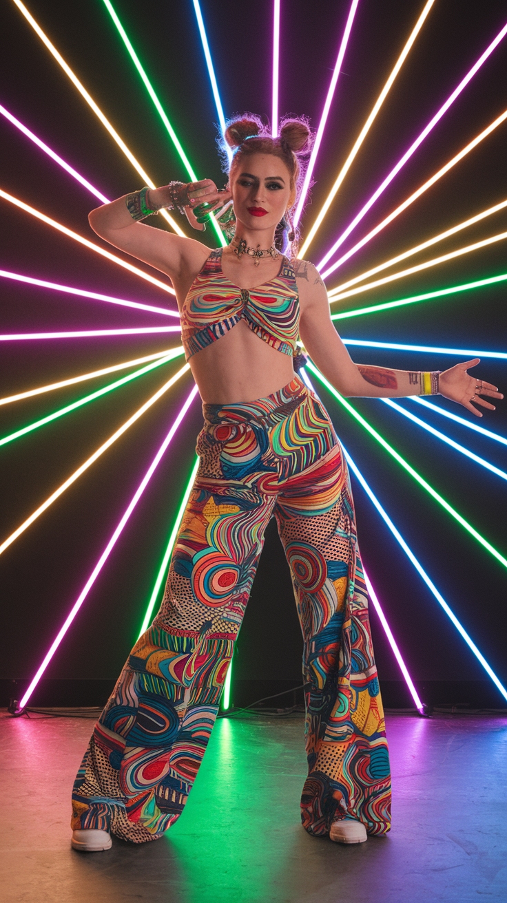 Funky Festival Outfits for the Bold and Brave outfit idea