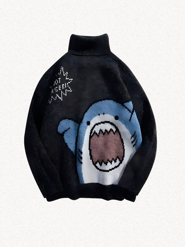 Funny Shark Knitted Sweater