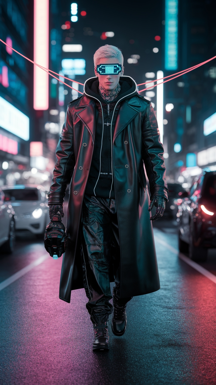 Futuristic Cyberpunk Fashion: The Edge of Style outfit idea