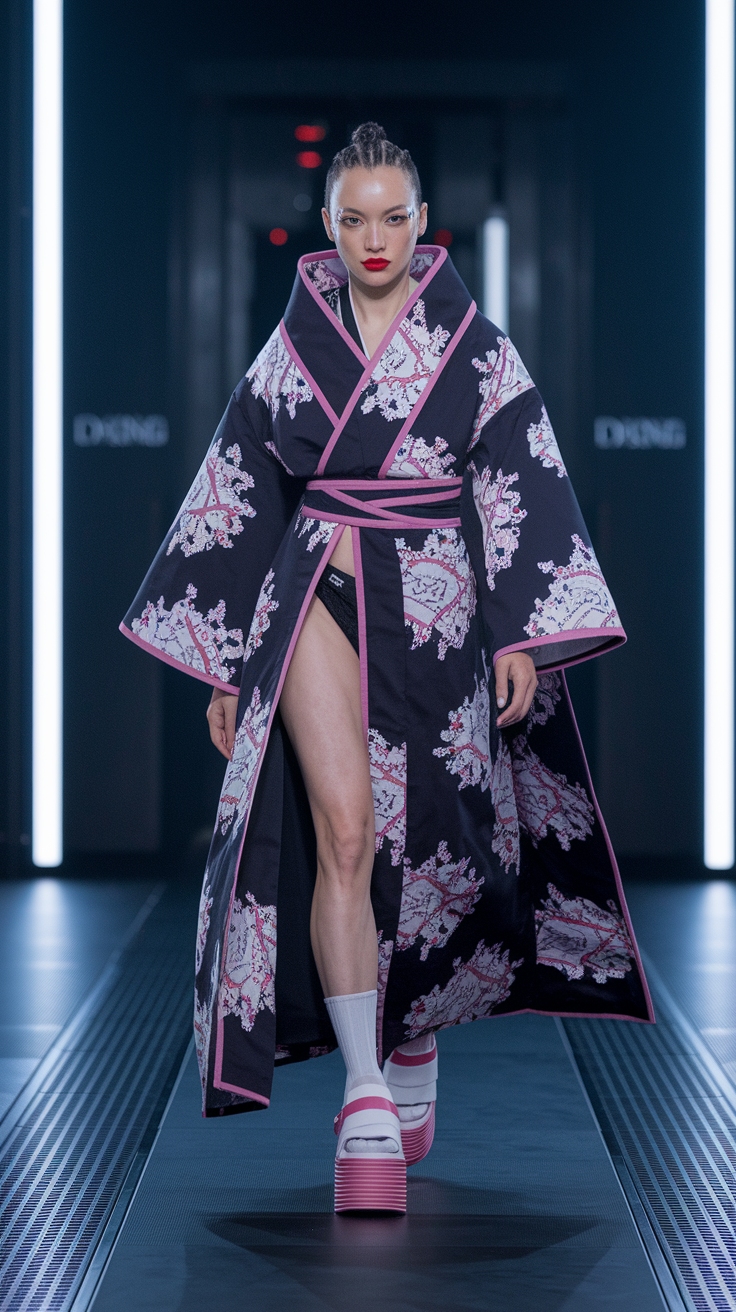 Futuristic Japanese Fashion: Blending Tradition with Innovation outfit idea