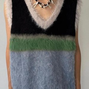 Fuzzy Sweater Vest