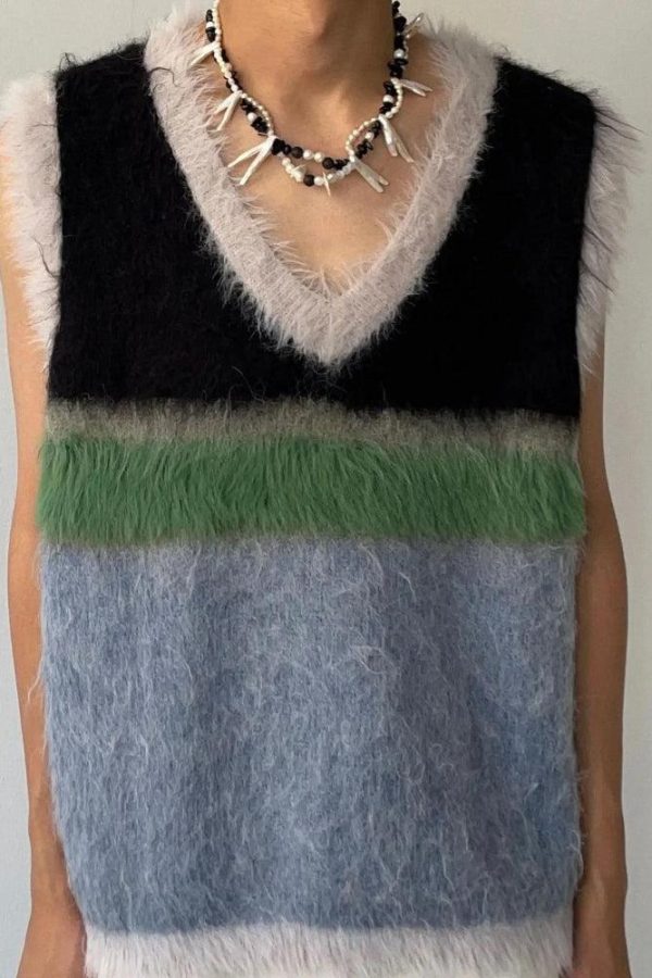 Fuzzy Sweater Vest