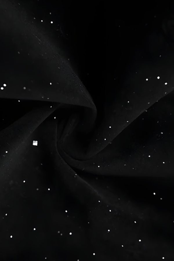 Glitter Asymmetric Mini Dress