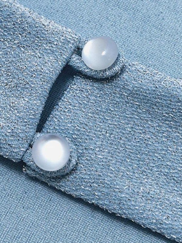 Glitter Backless Crop Top