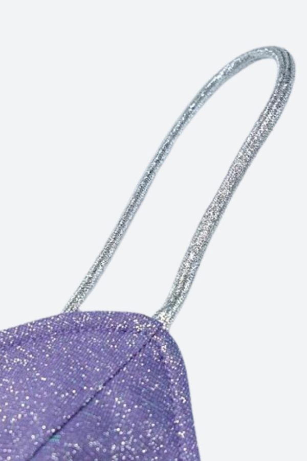 Glitter Cut Out Mini Dress