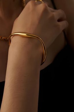 Gold Bangle Bracelet