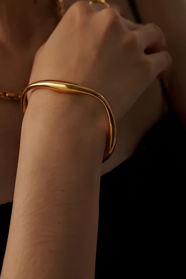 Gold Bangle Bracelet