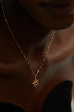 Gold Sun Necklace