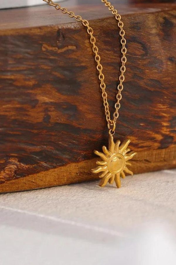 Gold Sun Necklace