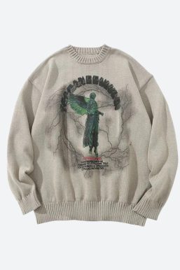 Goth Angel Knitted Sweater