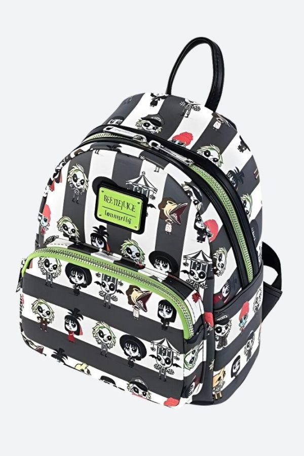 Goth Beetlejuice Backpack