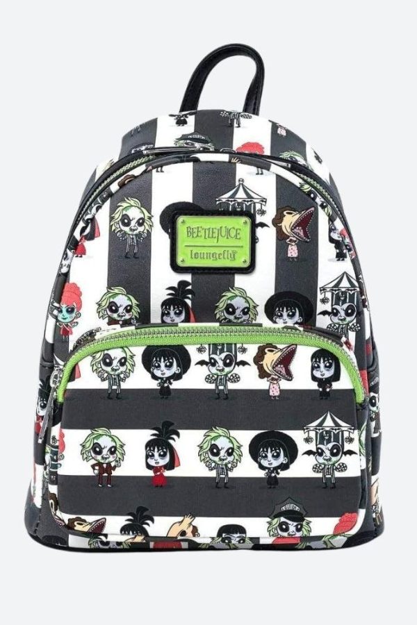 Goth Beetlejuice Backpack
