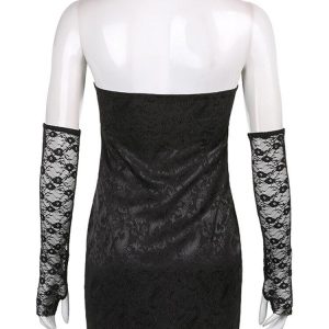 Goth Halter Mini Dress
