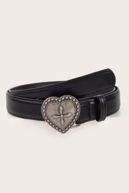 Goth Heart & Cross Belt