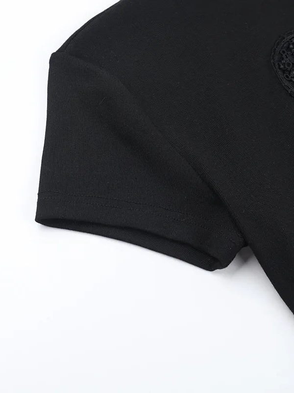 Goth Heart & Cross Top