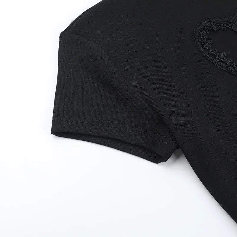 Goth Heart & Cross Top Goth Heart & Cross Top