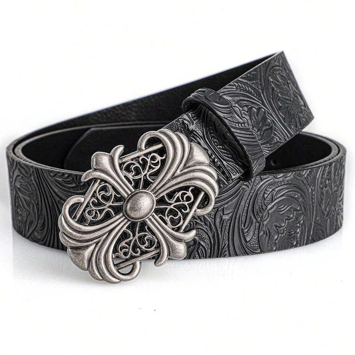Goth Metal Cross Belt