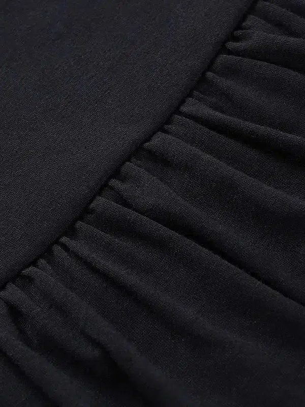 Goth Ruffled Mini Skirt