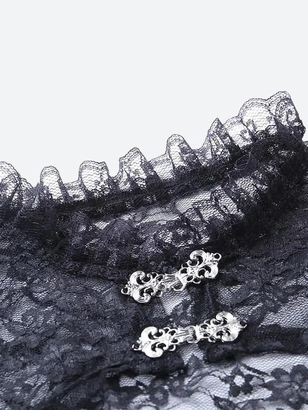 Goth Sheer Lace Bolero