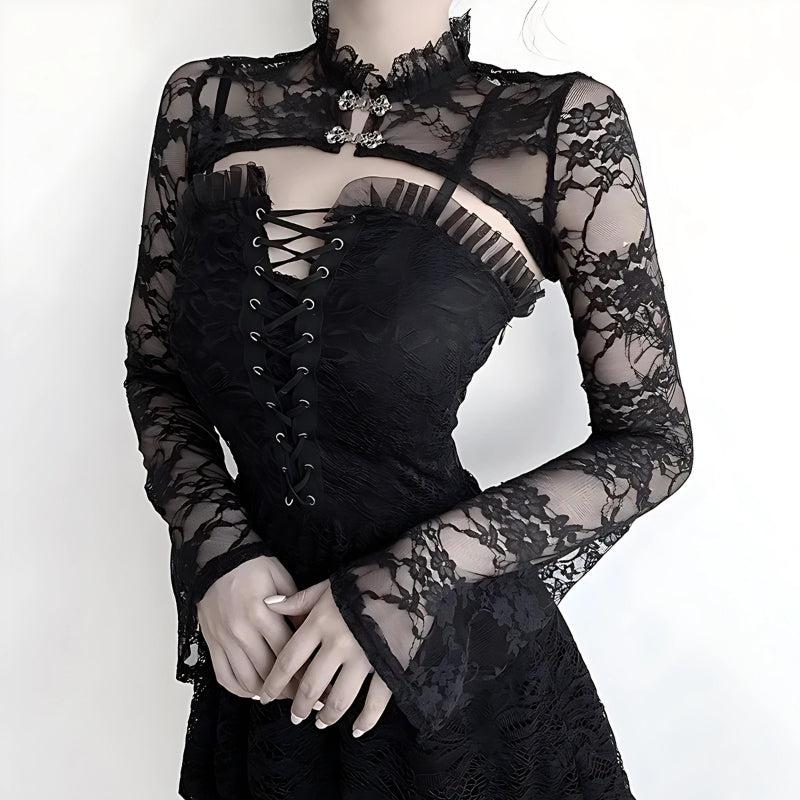 Goth Sheer Lace Bolero Goth Sheer Lace Bolero
