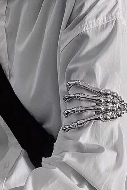 Goth Skeleton Hand Accessory for the Ultimate Goth Club Outfit