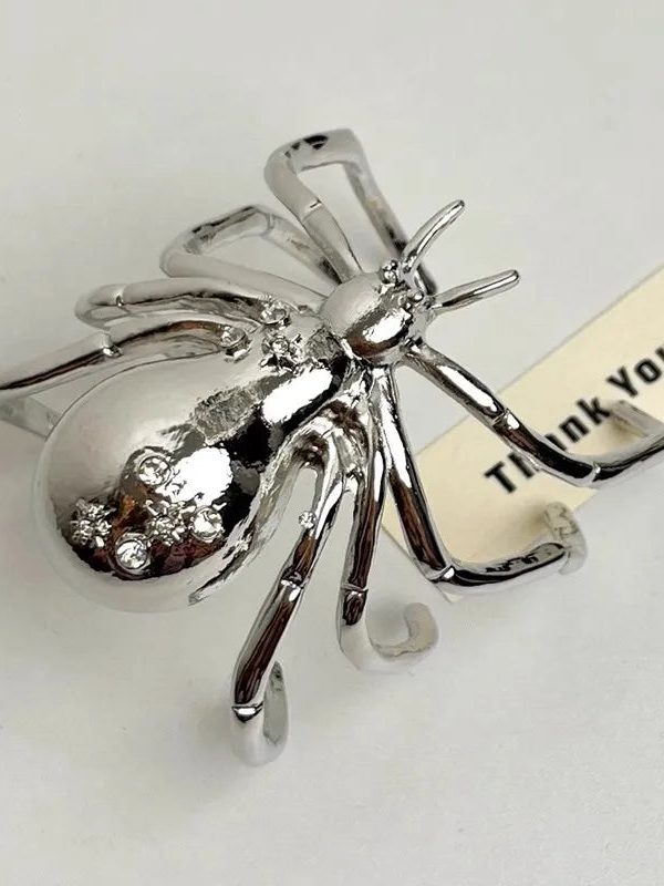 Goth Spider Bracelet & Ring