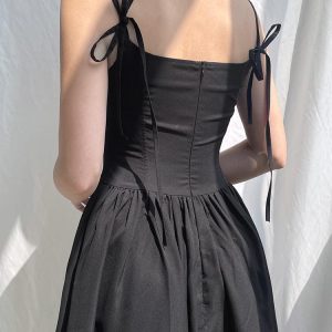 Goth Strap Maxi Dress