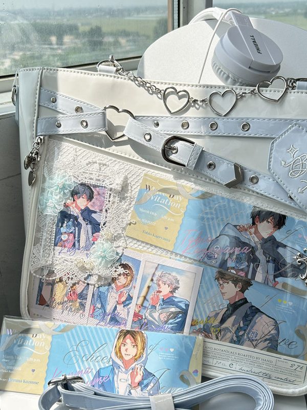 Gothic Black Large Capacity Tote Ita Bag