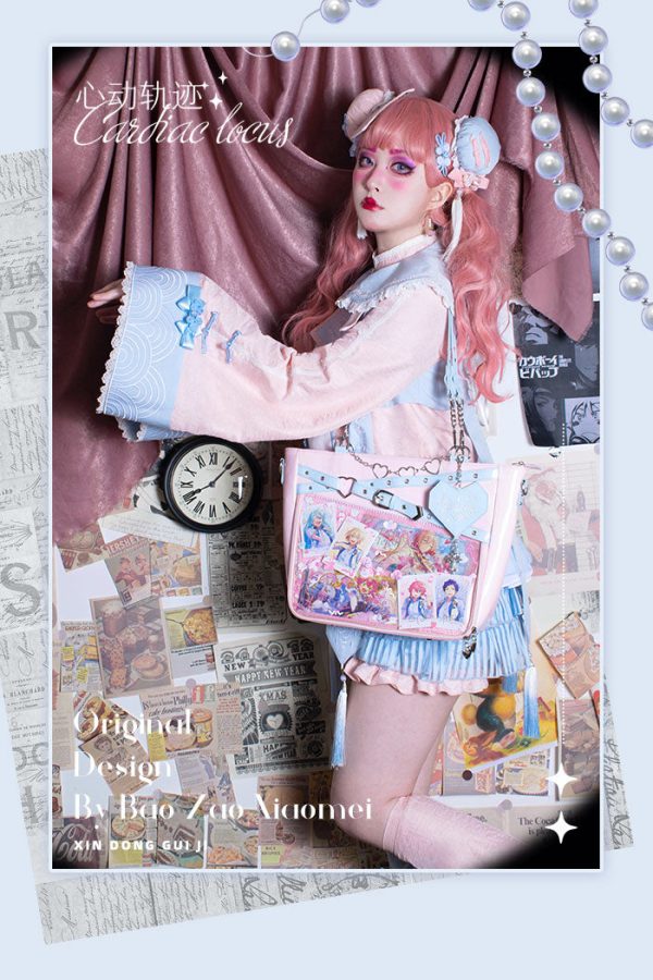 Gothic Black Large Capacity Tote Ita Bag