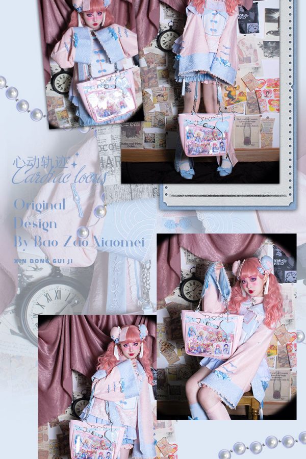 Gothic Black Large Capacity Tote Ita Bag