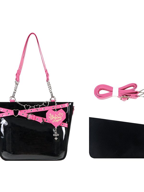 Gothic Black Large Capacity Tote Ita Bag