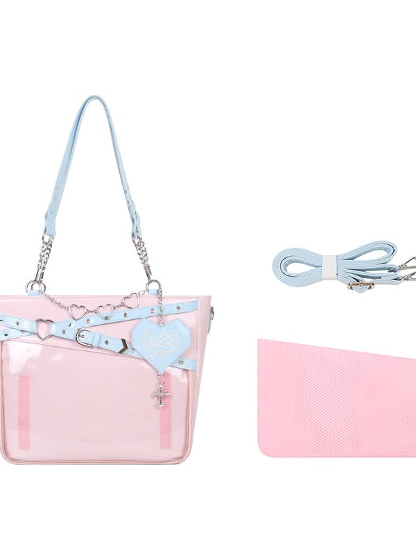 Gothic Black Large Capacity Tote Ita Bag