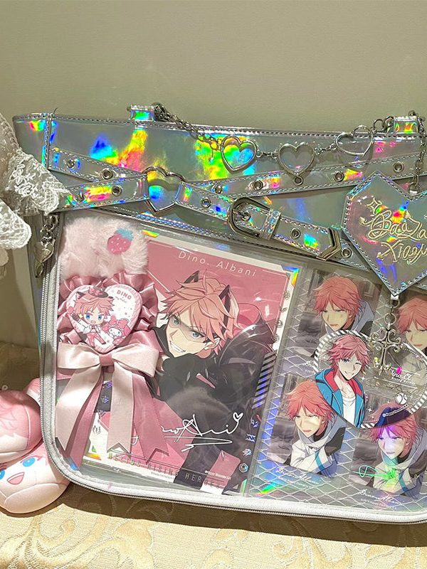 Gothic Black Large Capacity Tote Ita Bag