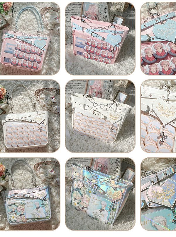 Gothic Black Large Capacity Tote Ita Bag