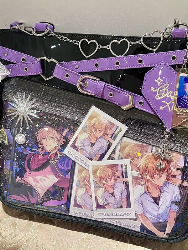 Gothic Black Large Capacity Tote Ita Bag