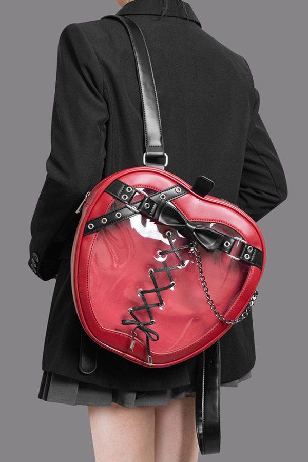 Gothic Style Apple-Shaped Ita Backpack